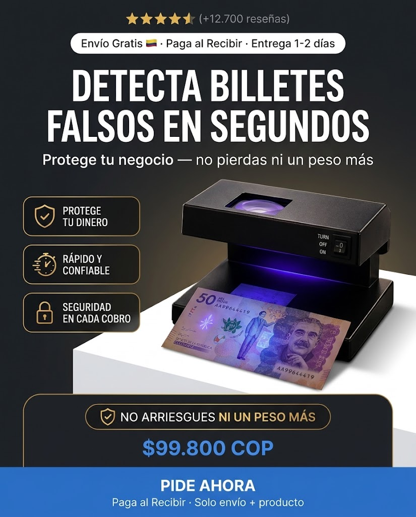 Protege tu negocio de billetes falsos