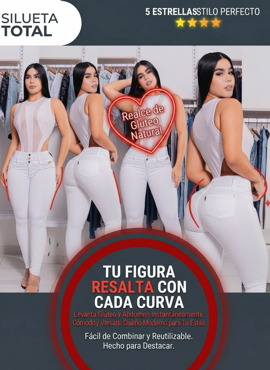 Jeans Poder Slim Blanco™ Levanta Glúteo + Control Abdomen