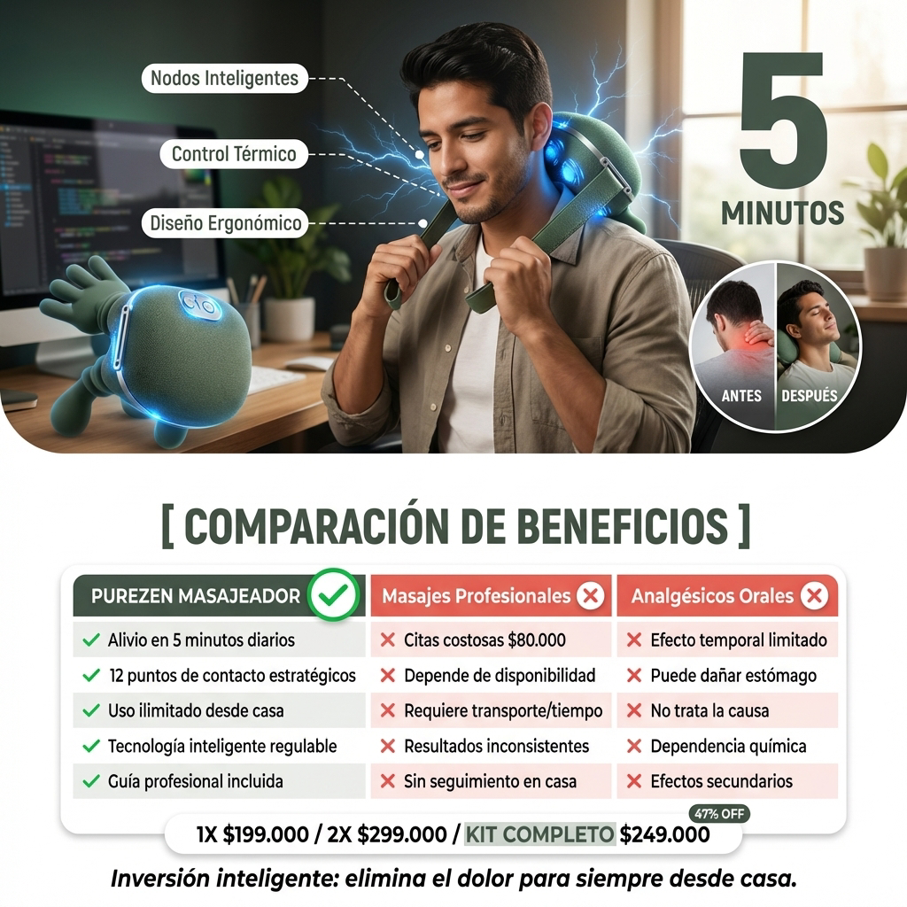 RelaxPro™ Masajeador Portátil Relajante