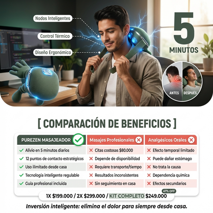 RelaxPro™ Masajeador Portátil Relajante