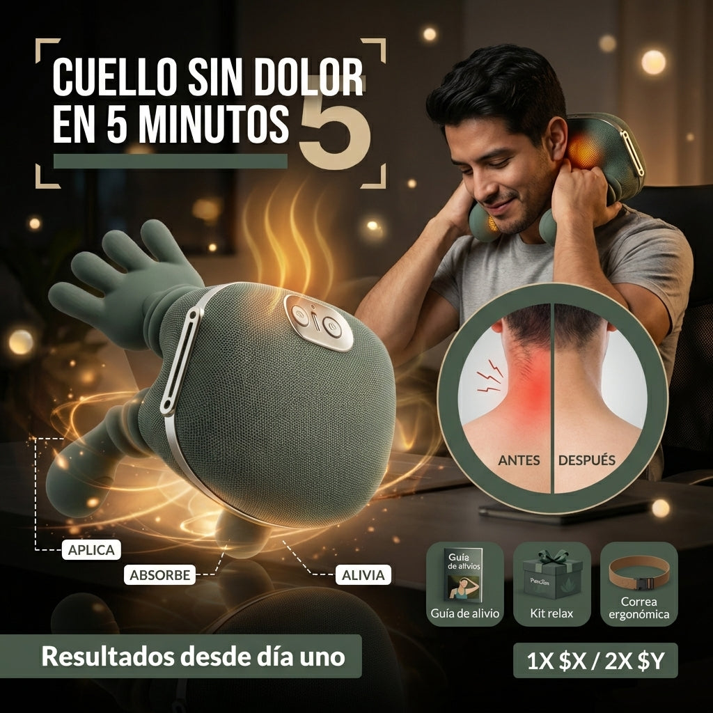 RelaxPro™ Masajeador Portátil Relajante