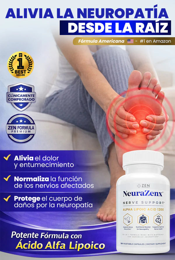 NeuraZenx — Tratamiento Regenerador de Nervios (Neuropatía Periférica)